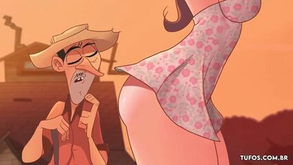 Мультфильм Развешивание трусиков на бельевой верёвке [Rus]