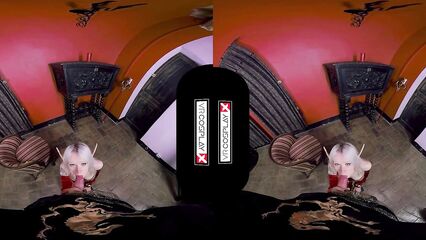 Виртуальное VR порно со сказочной блондинкой эльфом